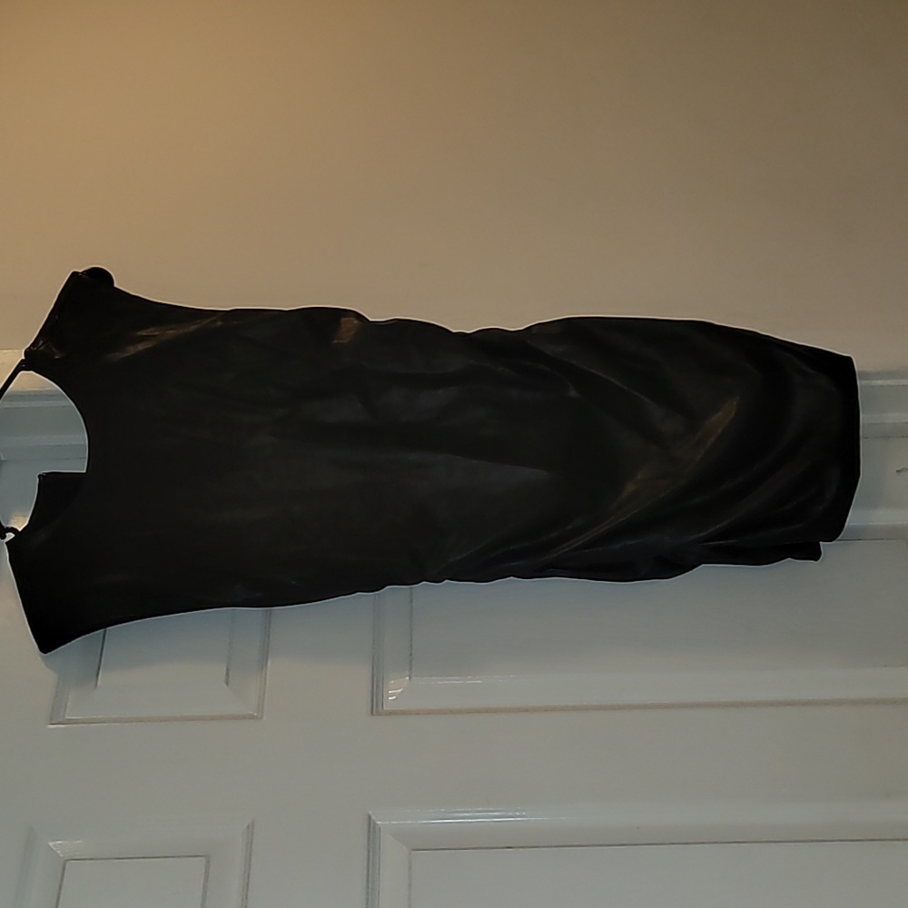 Women's Faux Leather Dress